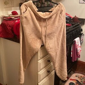 Old navy teddy bear joggers